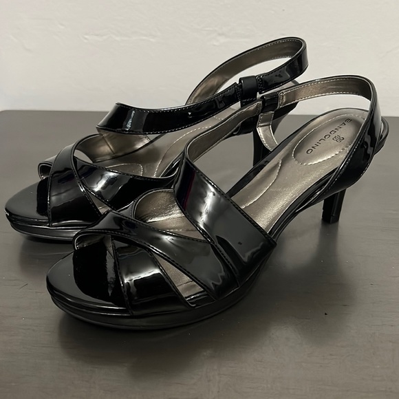 Bandolino Shoes - Bandolino Heeled sandals women 6.5 Black Kenosha slingback Platform.